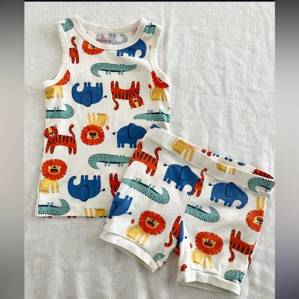 Joe fresh jungle pyjama set 4T